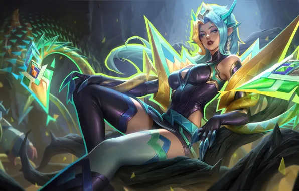 Картинка game, персонажи, League of Legends, лол, LoL, Лига Легенд, Riot Games, Zyra