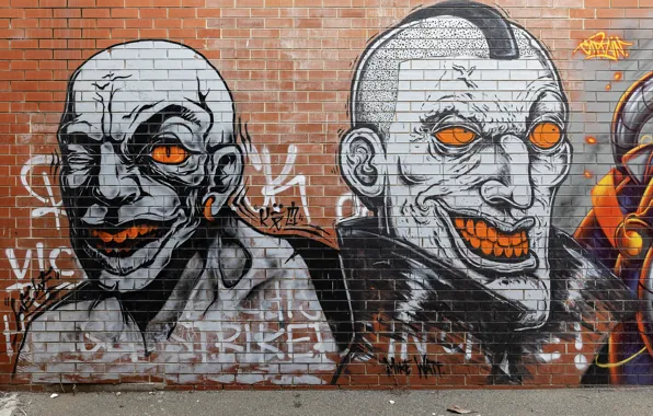 Картинка Graffiti, Melbourne, Australia, Richmond, Street Art, Mike Watt