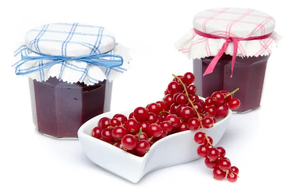 Картинка ягоды, банки, смородина, варенье, banks, berries, jam, currant