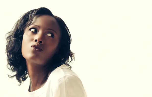 Глаза, девушка, волосы, красота, губы