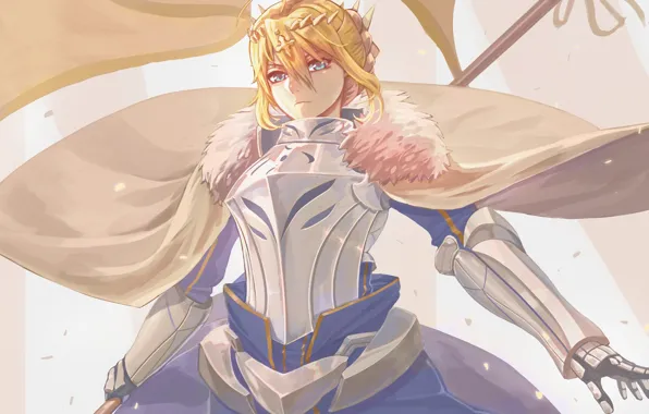 Девушка, Lancer, сейбер, Fate / Grand Order, Artoria Pendragon