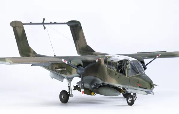 Игрушка, моделька, OV-10 Bronco, лёгкий штурмовик