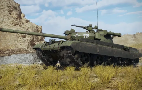 СССР, Основной боевой танк, T-55AM-1
