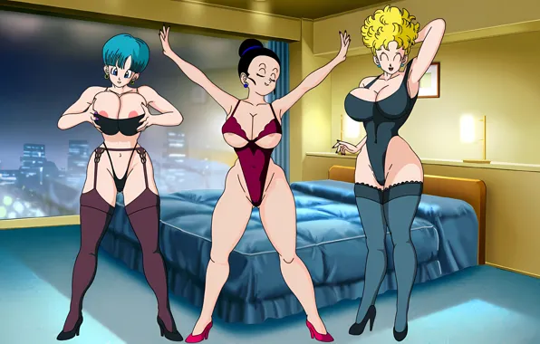 Sexy, lingerie, cleavage, thighhighs, bodysuit, legs, girls, boobs