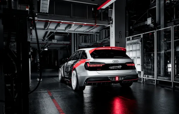 Картинка Audi, сзади, RS 6, 2020, RS6 Avant, RS6 GTO Concept