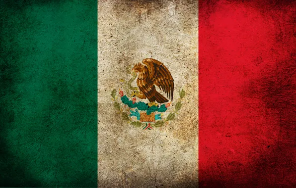 Картинка цвета, полоски, флаг, Мексика, картинка