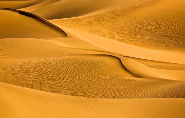Картинка пустыня, дюны, Калифорния, США, штат, Долина Смерти