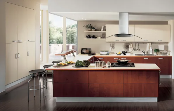 Картинка стиль, вилла, интерьер, кухня
