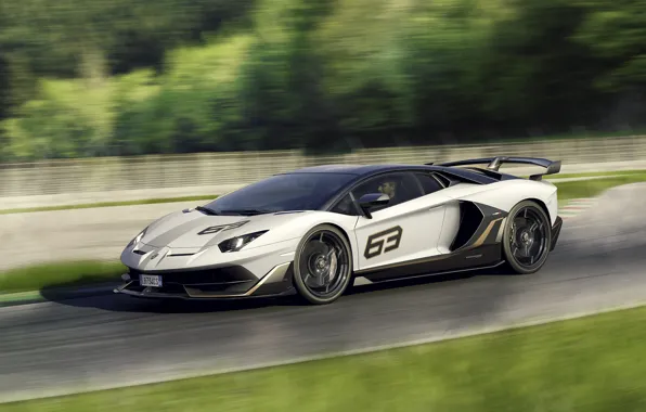 Скорость, Lamborghini, суперкар, 2018, Aventador, Aventador SVJ, SVJ 63