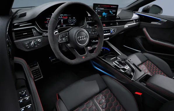 Audi, салон, RS5, Sportback, RS 5, 2020
