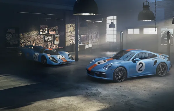 Гараж, 911, Porsche, Turbo S, Pedro Rodríguez, Porsche 911 Turbo S, 2021