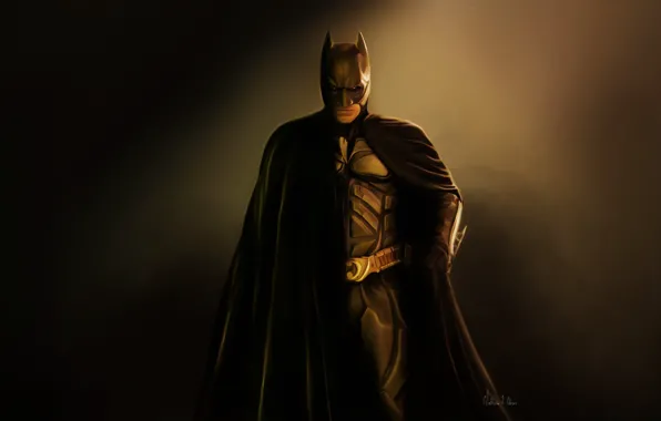 Batman, бетмен, рисунок, живопись, темный рыцарь