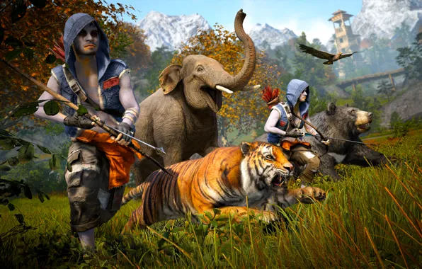 Лук, Оружие, Ubisoft, Far Cry 4, Кират