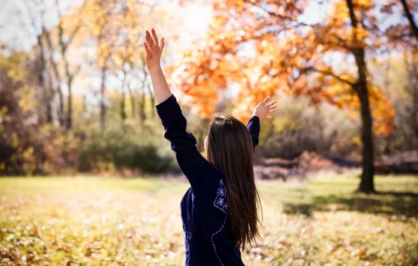 Осень, девушка, настроение