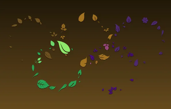 Картинка фон, узор, текстура, листочки