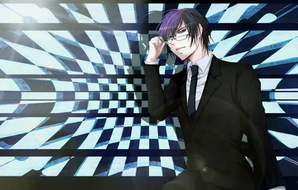 Аниме, парень, Vocaloid, Вокалоид, Кайто