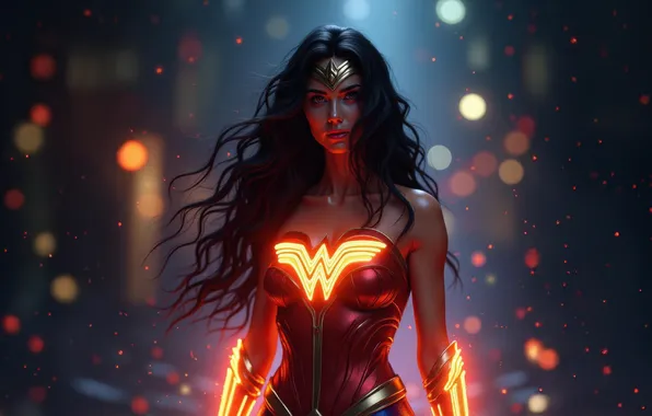 Woman, look, wonder, fearless