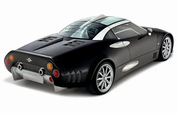 Дизайн, белый фон, спорткар, Double, Spyker, 2002, экстерьер, Spyker C8 Double 12S