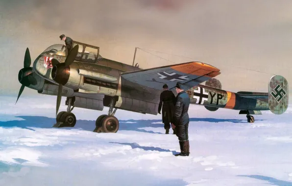Рисунок, арт, Arado, Дальний разведчик, Ar-240