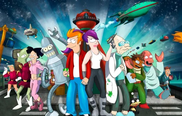 Futurama, Zapp Brannigan, Scruffy