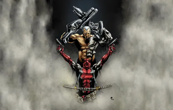 Картинка туман, оружие, меч, железо, marvel, комикс, супер герои, comics