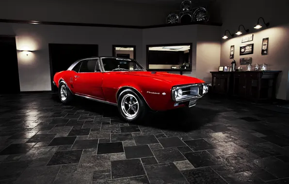 Мускул кар, Pontiac, muscle car, 1967, понтиак, Firebird, фаербёрд