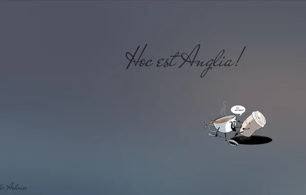 Текст, надпись, чай, кофе, Hoc est Anglia!, Это Англия, латынь
