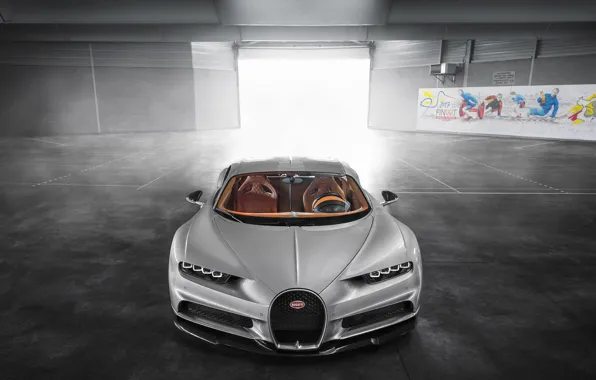 Картинка Bugatti, Turbo, Silver, VAG, W16, Sight, Chiron