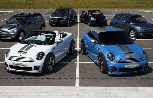 Машина, Mini Cooper, Много, MINI, Купэ, Передок, Мини Купер, Шесть