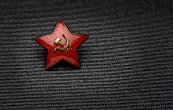 Знак, Звезда, ткань, символ, серп и молот
