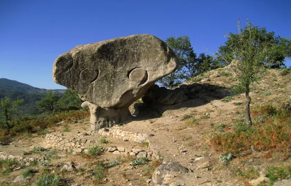 Картинка rock, landscape, Italy, Calabria, montains, Aspromonte National Park, Aspromonte, La roccia del drago