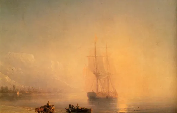 Картинка картина, Айвазовский, Спокойное море