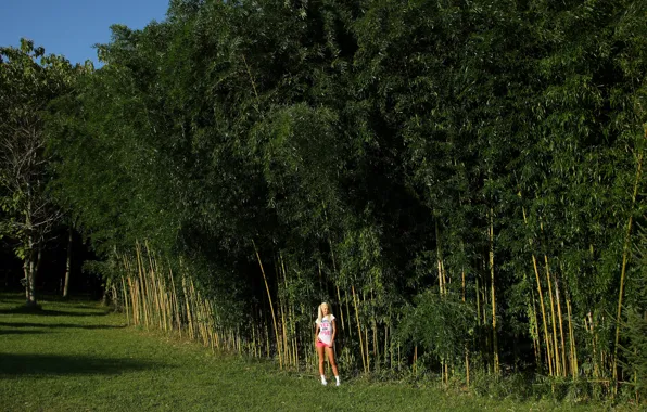 Blonde, Franziska, bamboo, Franziska Facella