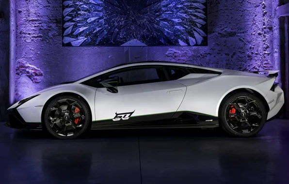 Картинка Lamborghini, вид сбоку, Huracan, 2023, 60th Anniversary Edition, Tecnica, Lamborghini Huracan Tecnica