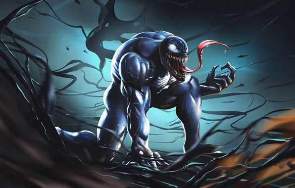 Картинка monster, venom, menace