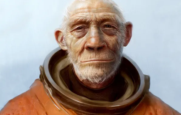 Картинка космонавт, Скафандр, 157, планета обезьян