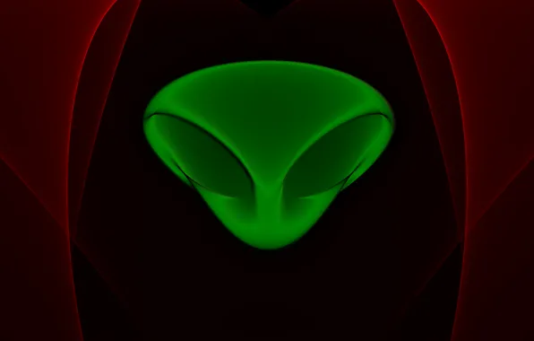 Глаза, лицо, голова, пришелец, red, alien