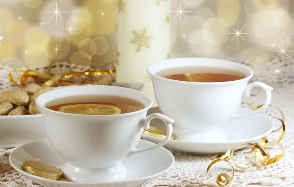 Праздник, чай, Новый Год, Рождество, Christmas, New Year