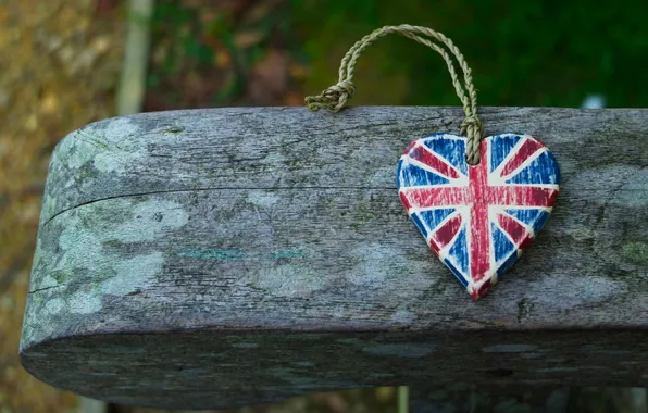 Картинка дерево, сердце, флаг, сердечко, британский