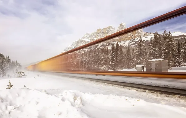 Banff National Park, Canadian Rockies, Invisible Freight, Canadian Pacific Railway