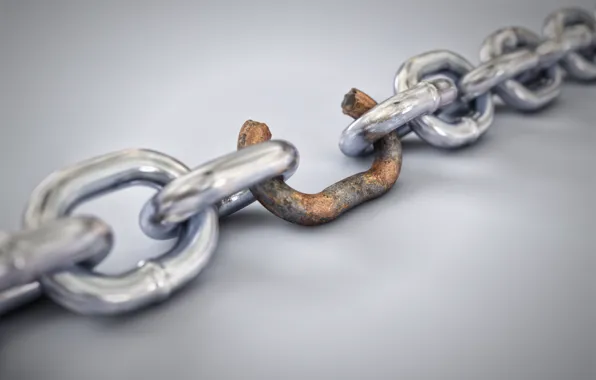 Rust, chain, weak link