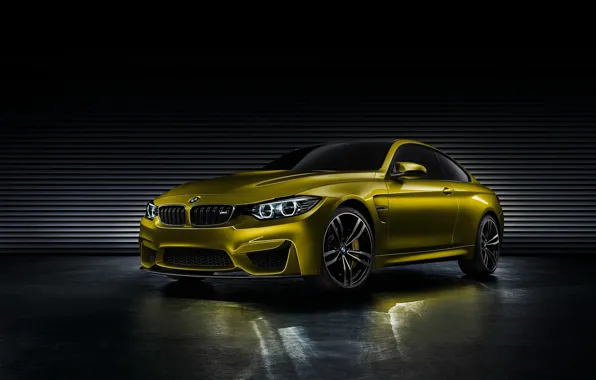 Картинка Concept, BMW, БМВ, Coupe, Золотистая