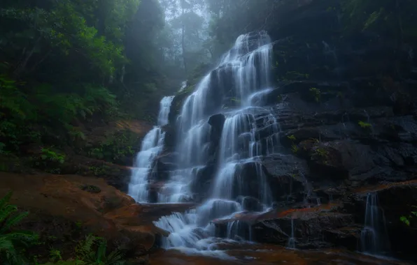 Водопад, waterfall, Benjamin Maze