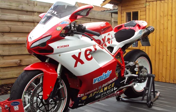Спорт, Ducati, 1098, Стойка, Спортбайк