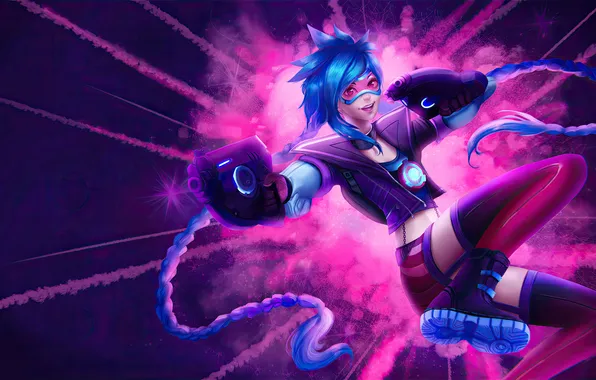 Картинка league of legends, jinx, overwatch x