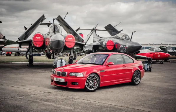 Red, E46, Blackburn Buccaneer, M3