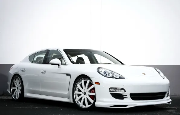 Картинка Porsche, Panamera, white