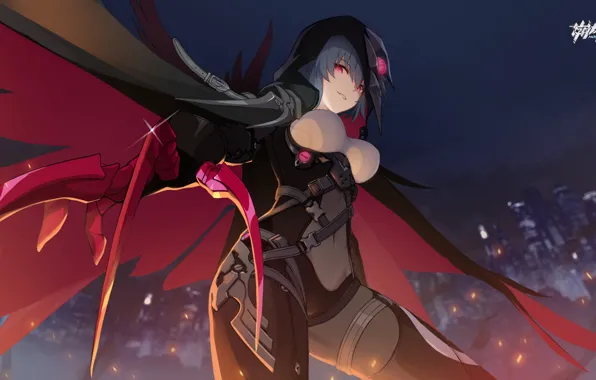 Девушка, Raven, Honkai Impact 3rd