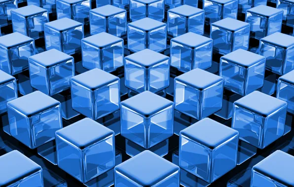 Кубики, текстура, голубые
