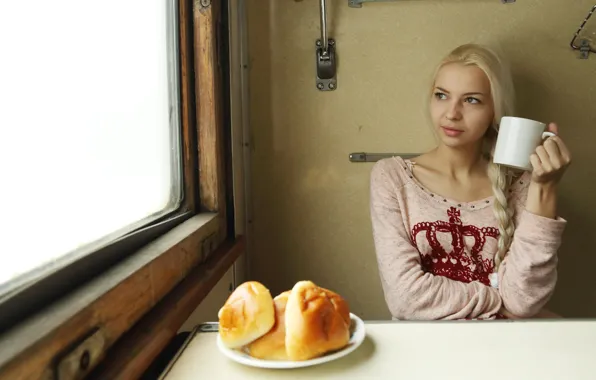 Train, look, blonde